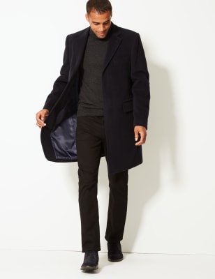 marks and spencer cashmere coat