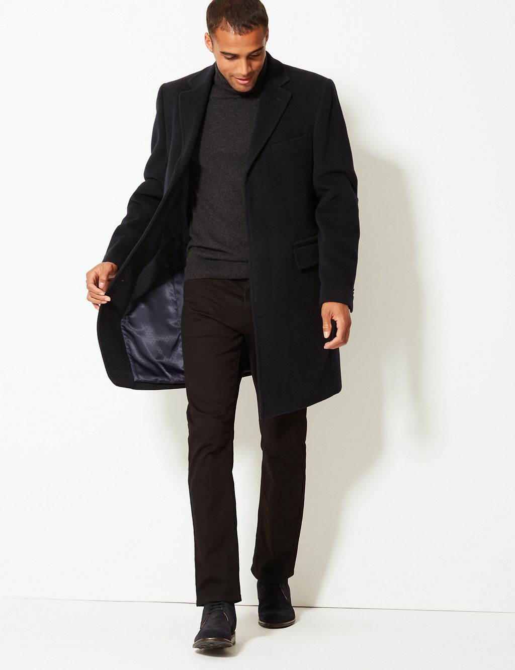 Italian Wool Overcoat with Cashmere 7 of 8