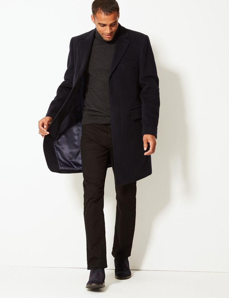 Italian Wool Overcoat with Cashmere 4 of 8