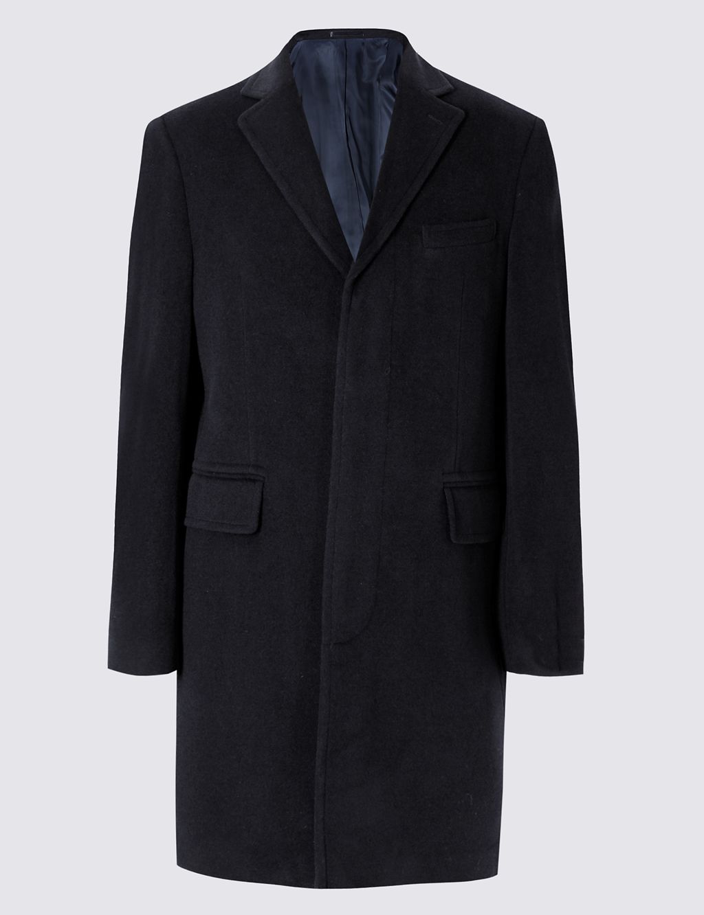 Italian Wool Overcoat with Cashmere 1 of 8