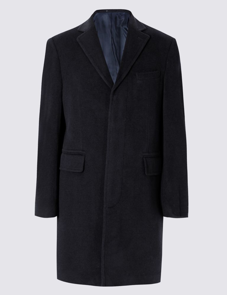 Italian Wool Overcoat with Cashmere 3 of 8