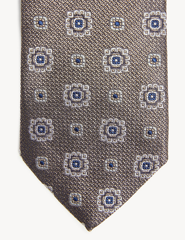 Buttoned Down Mens Standard Classic Silk 3 Necktie 