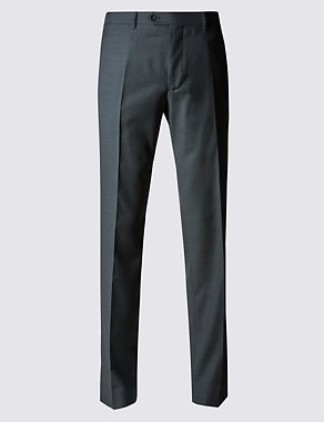 Italian wool Tailored Fit Trousers Image 2 of 3