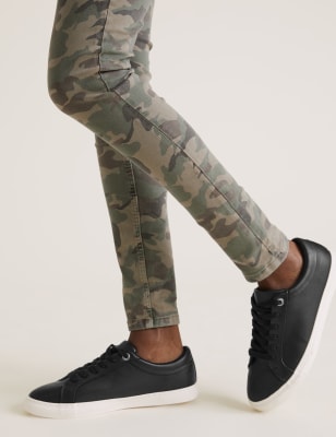 skinny camo trousers