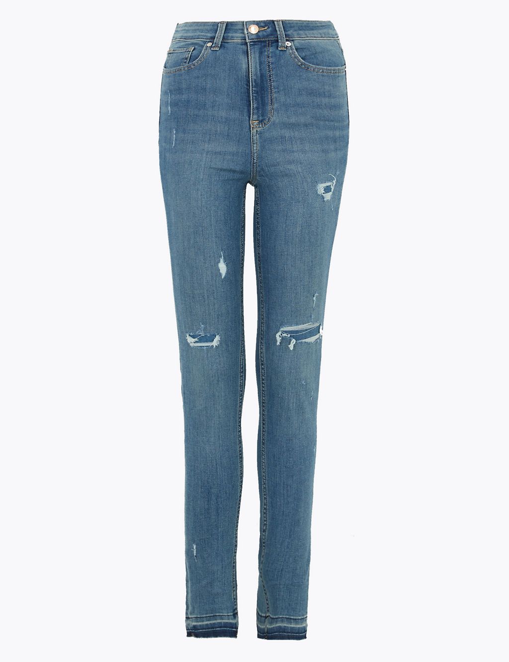 Ivy High Waisted Distressed Skinny Jeans 1 of 1