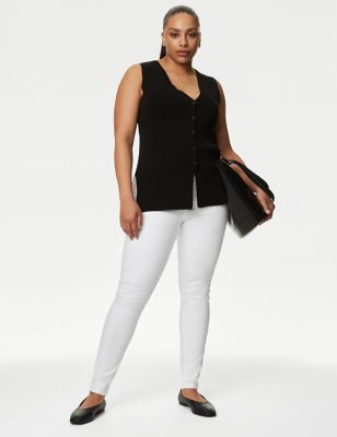 Magic Shaping High Waisted Skinny Jeans, M&S Collection
