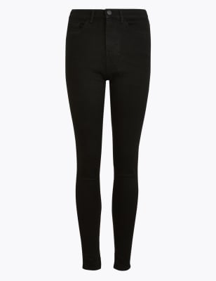 marks and spencer black skinny jeans