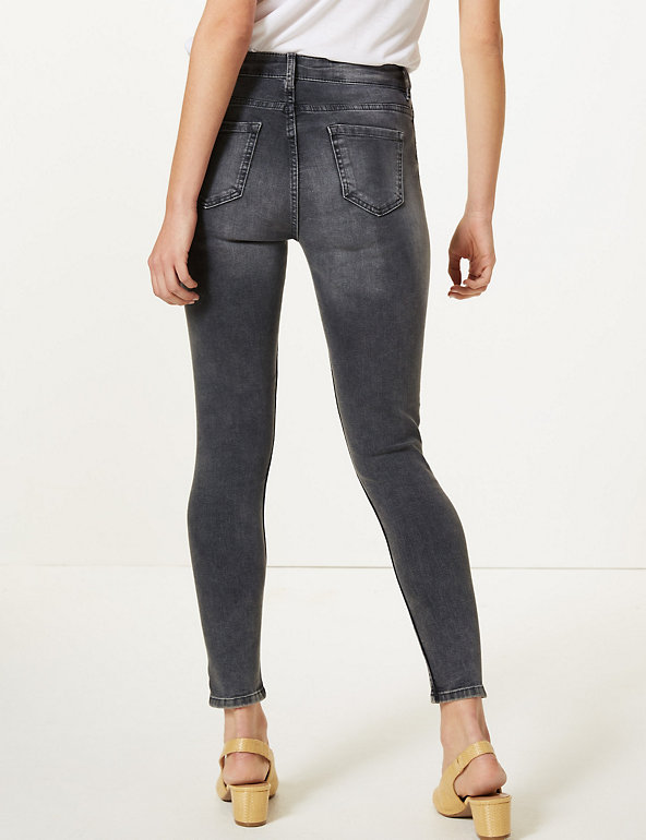discount 83% Gray M Pull&Bear Jeggings & Skinny & Slim WOMEN FASHION Jeans Strech 