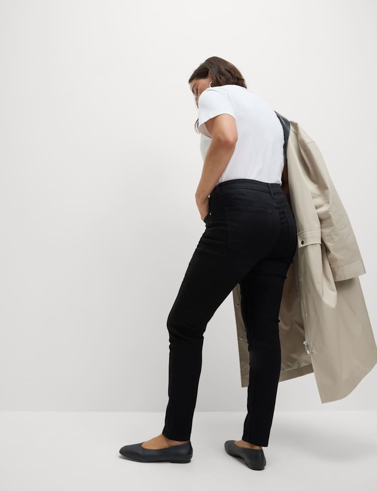 M&s ladies jeans extra sales short