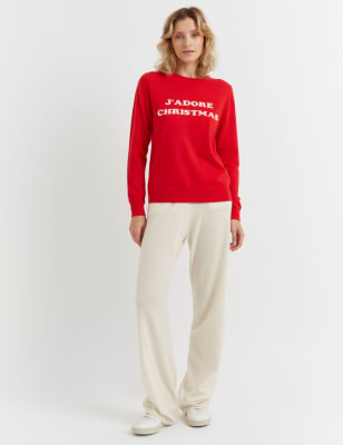 J Adore Christmas Wool Rich Jumper With Cashmere Chinti Parker