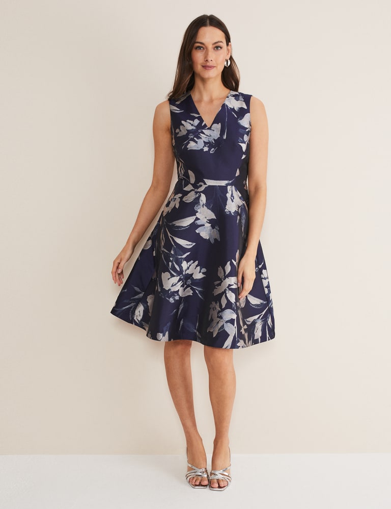 Phase eight navy floral dress online