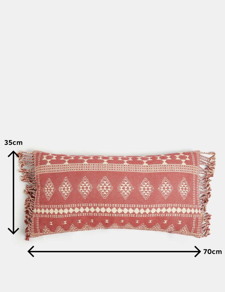 Jaipur Bassi Woven Outdoor Bolster Cushion 5 of 5