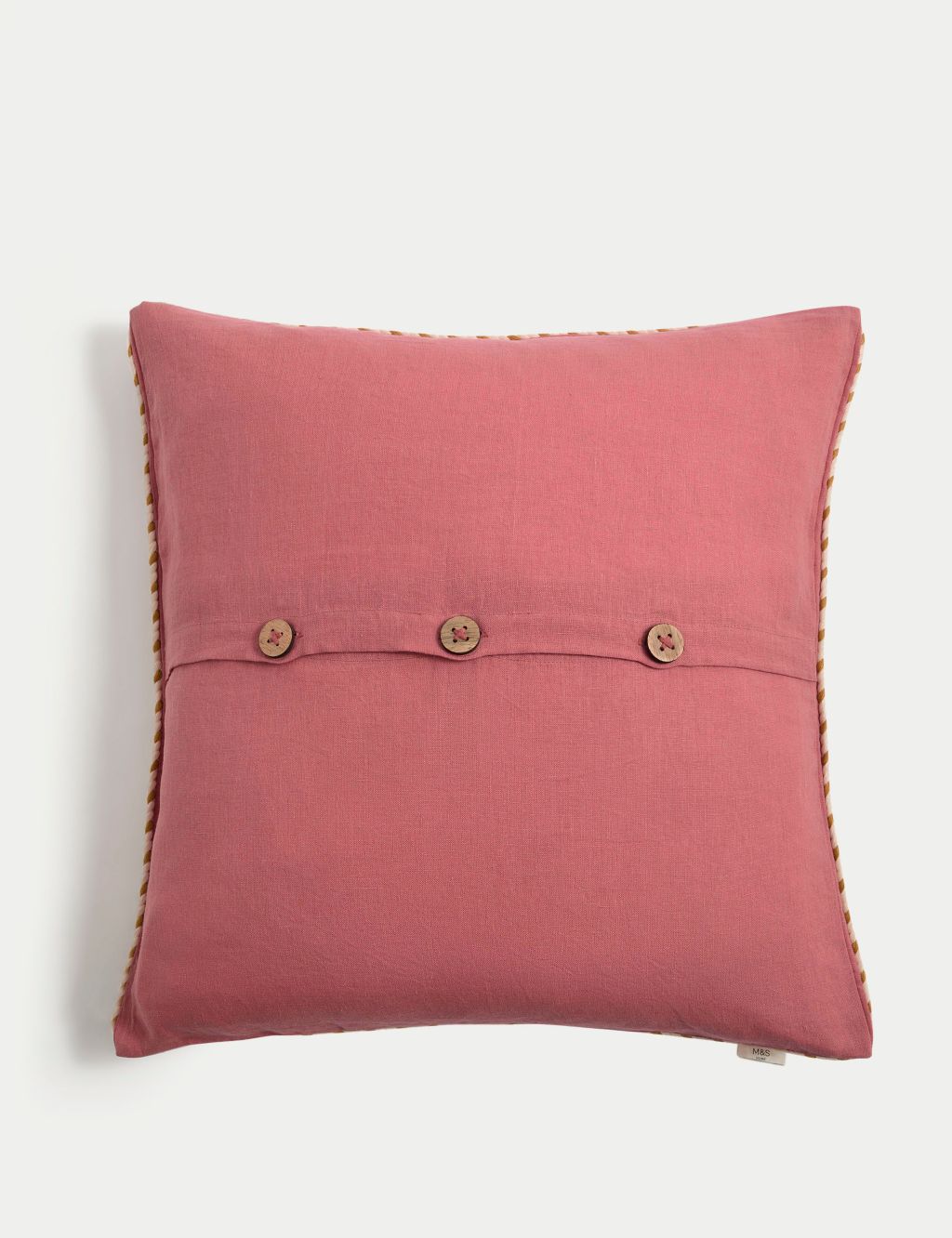 Jaipur Patrika Pure Linen Embroidered Cushion 2 of 4