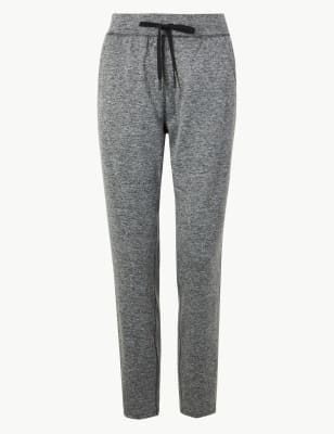 m&s cotton straight leg joggers