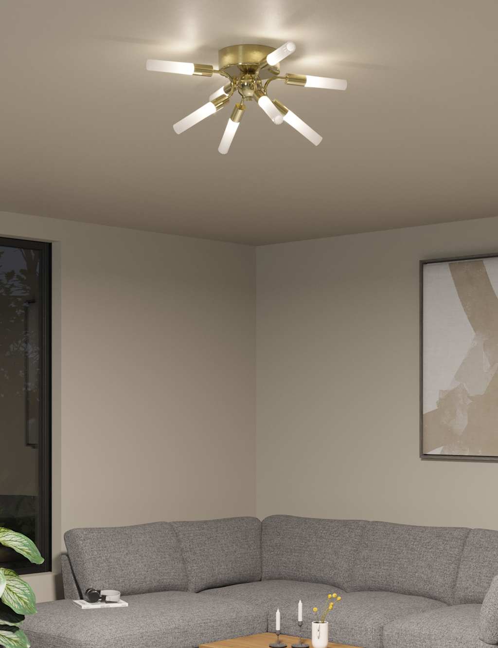 Jayda LED Flush Light 1 of 8
