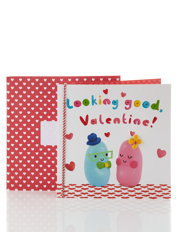 Jelly Beans Valentine's Day Card Image 1 of 2