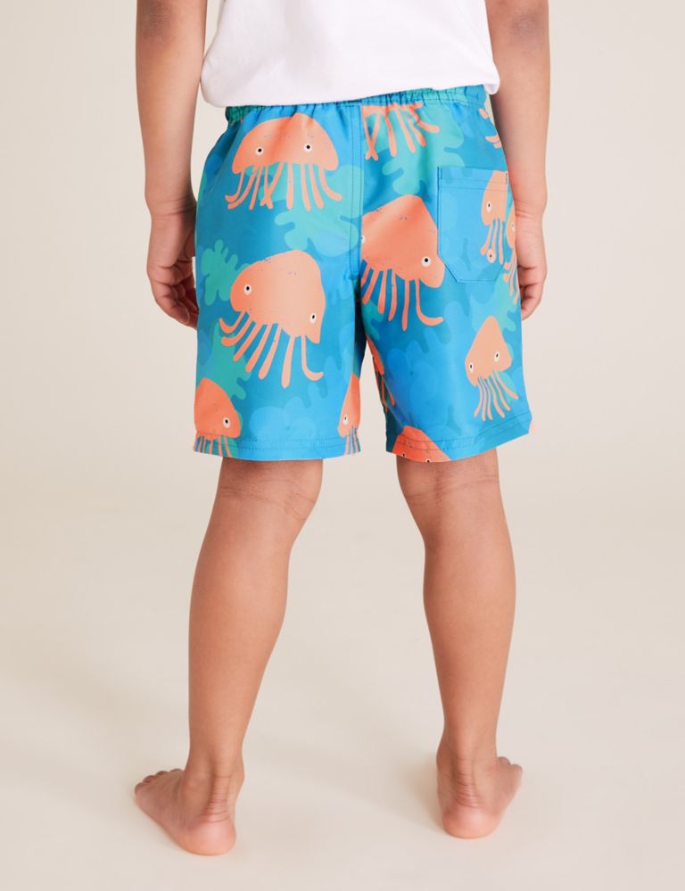 Jelly Fish All Over Print Swim Shorts (2-7 Yrs) 4 of 4