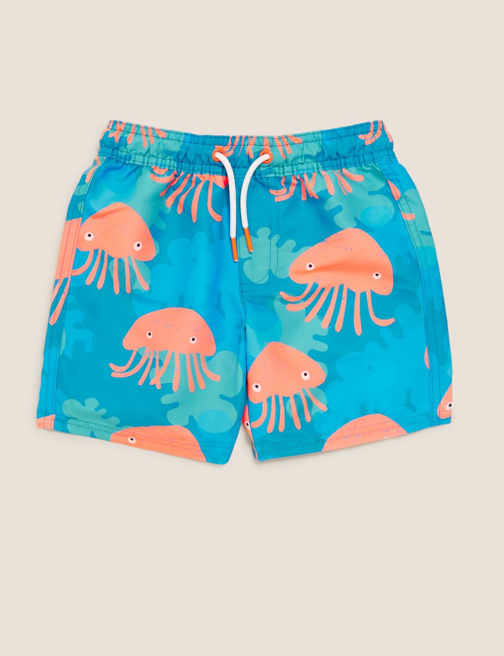 Jelly Fish All Over Print Swim Shorts (2-7 Yrs) 1 of 4