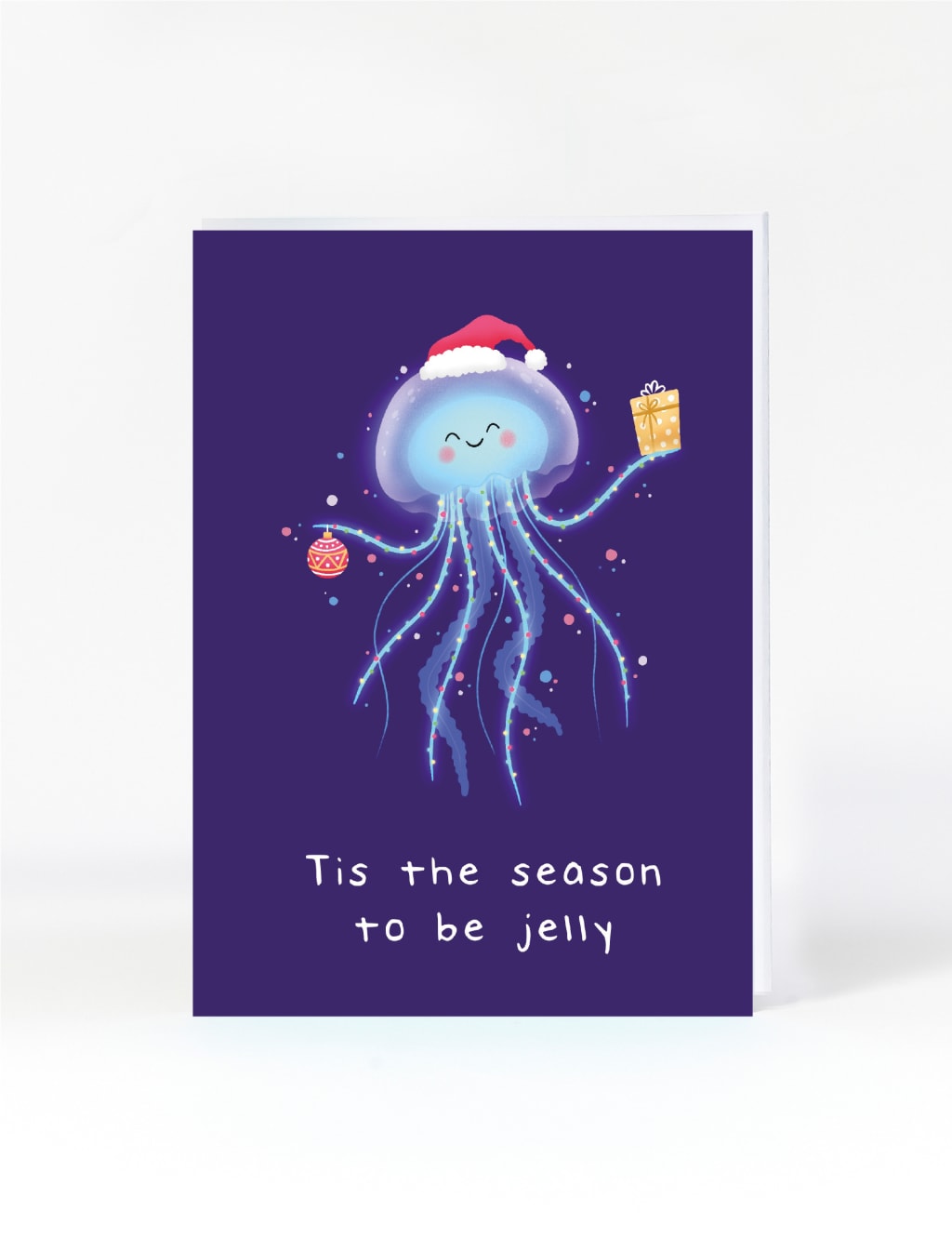 Jellyfish Christmas Card M&S