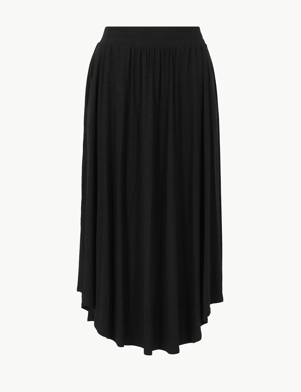 Jersey A-Line Midi Skirt 1 of 4