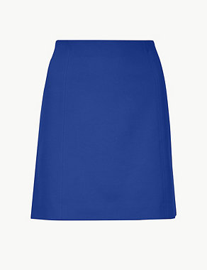 Jersey A-Line Mini Skirt Image 2 of 4