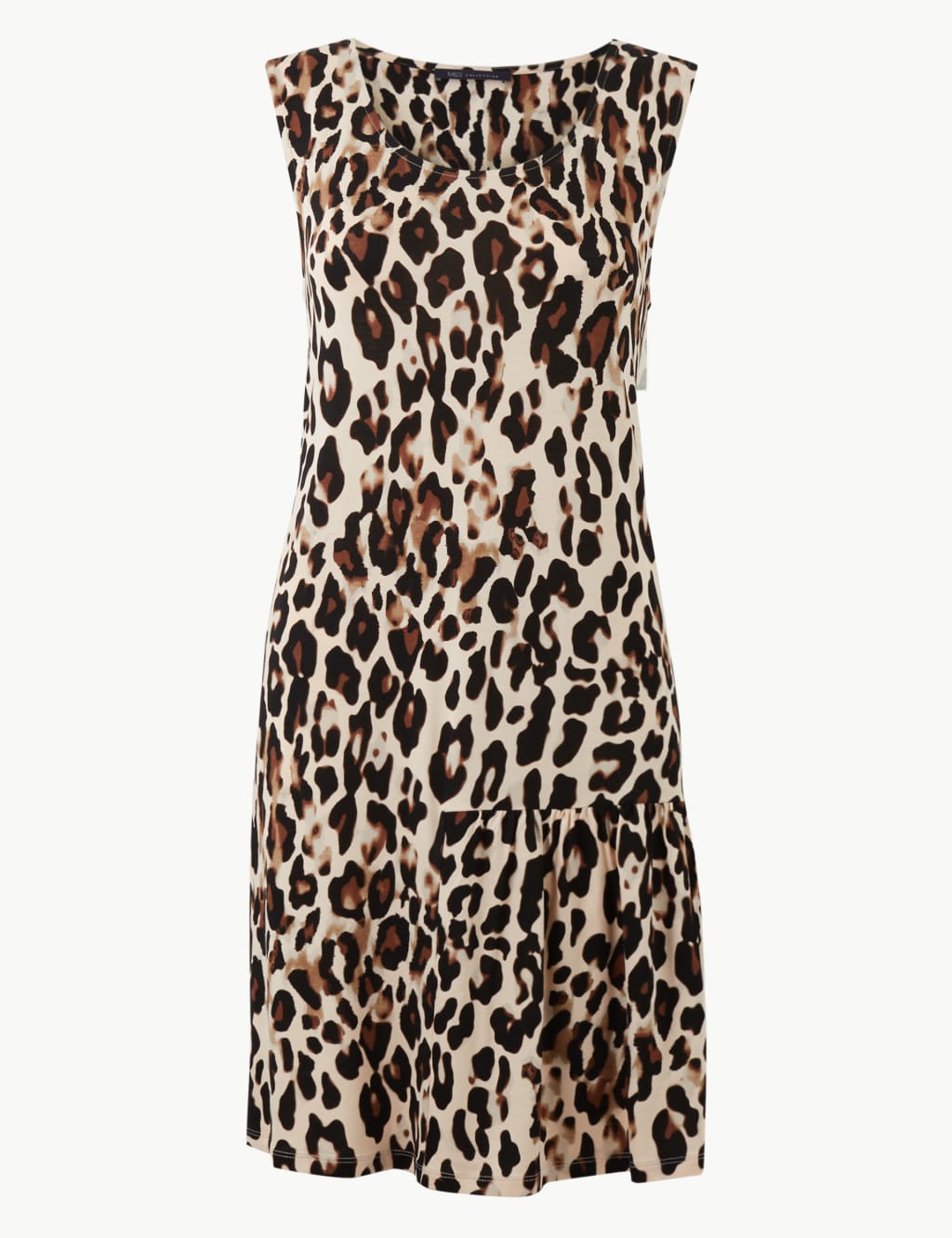 Jersey Animal Print Beach Dress M&S Collection M&S
