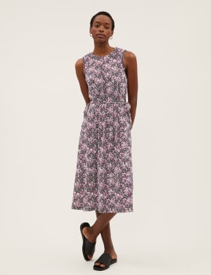 m&s midi dress