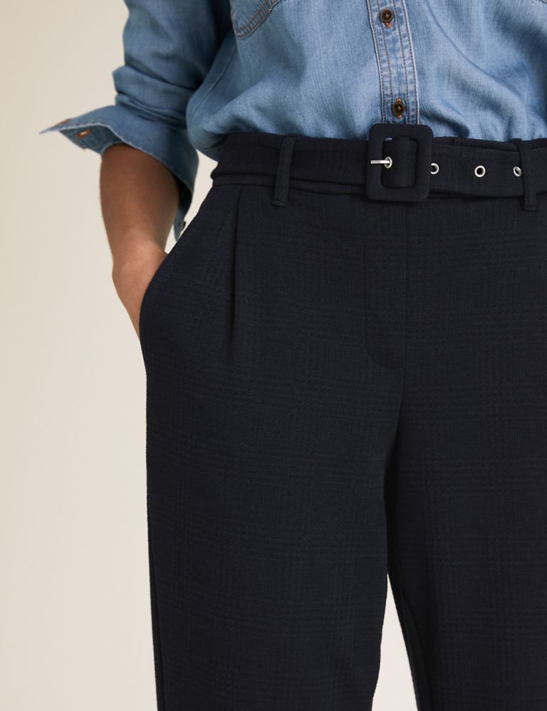 Jersey Belted Tapered Trousers 4 of 6