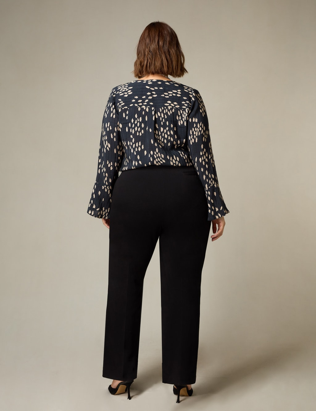 Jersey Bootcut Trousers Live Unlimited London M&S