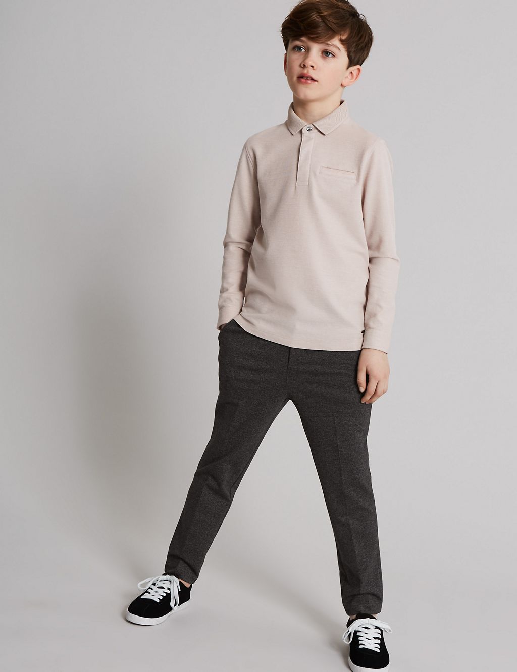Jersey Chinos (3-16 Years) 3 of 6