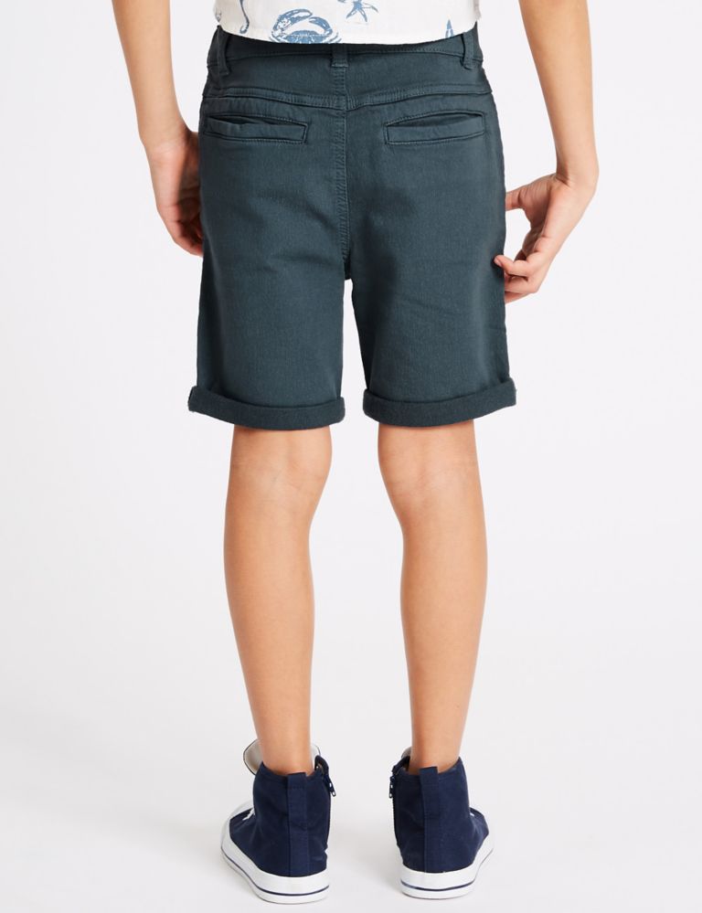 Jersey Denim Shorts (3-16 Years) 3 of 3