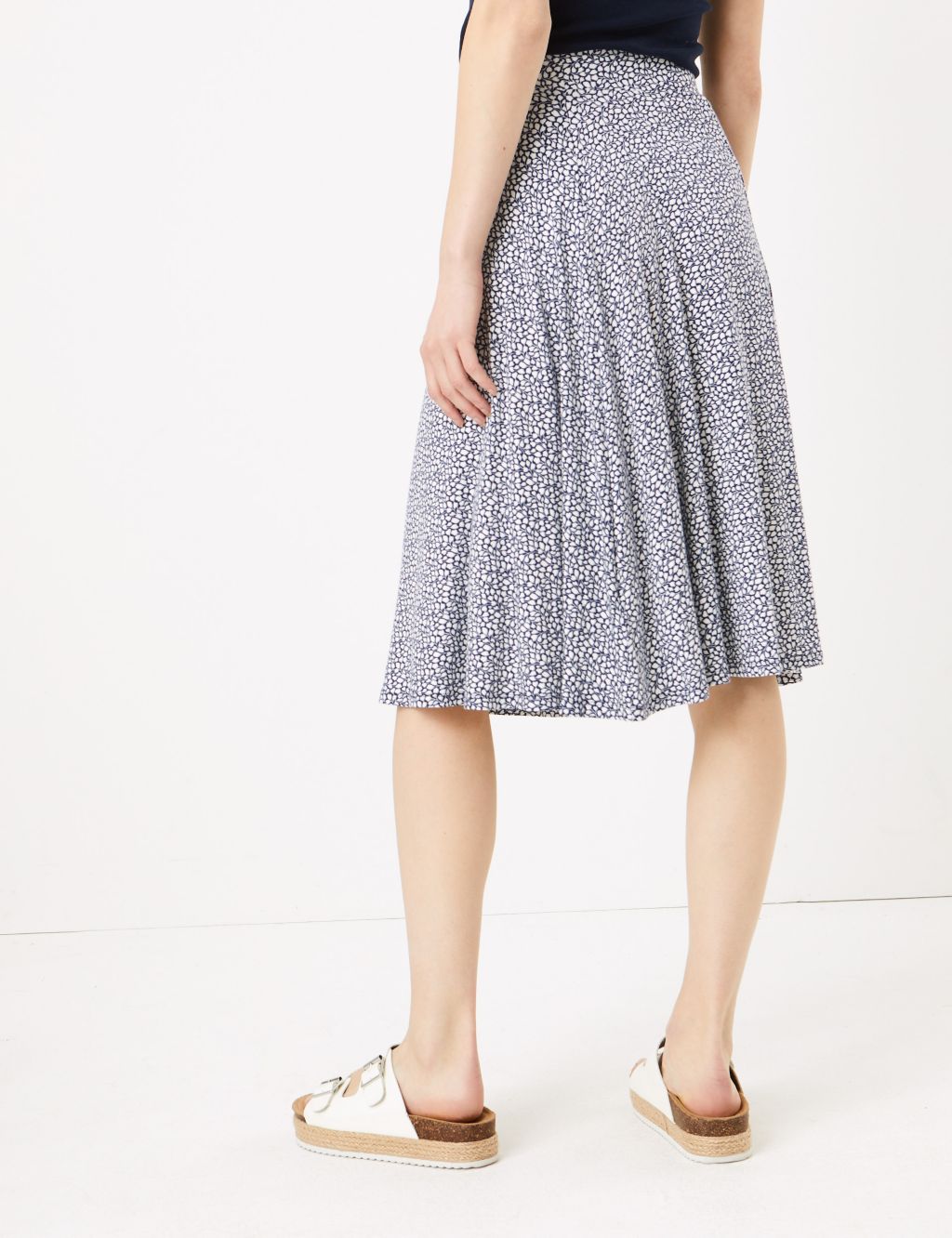 Jersey Ditsy Floral Skirt | M&S Collection | M&S
