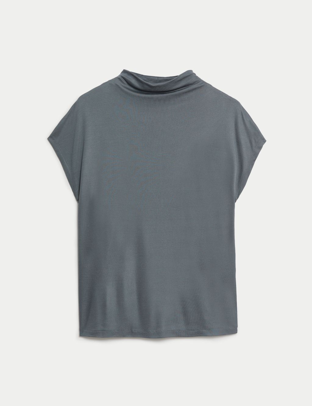 Jersey Draped Funnel Neck Top | JAEGER | M&S