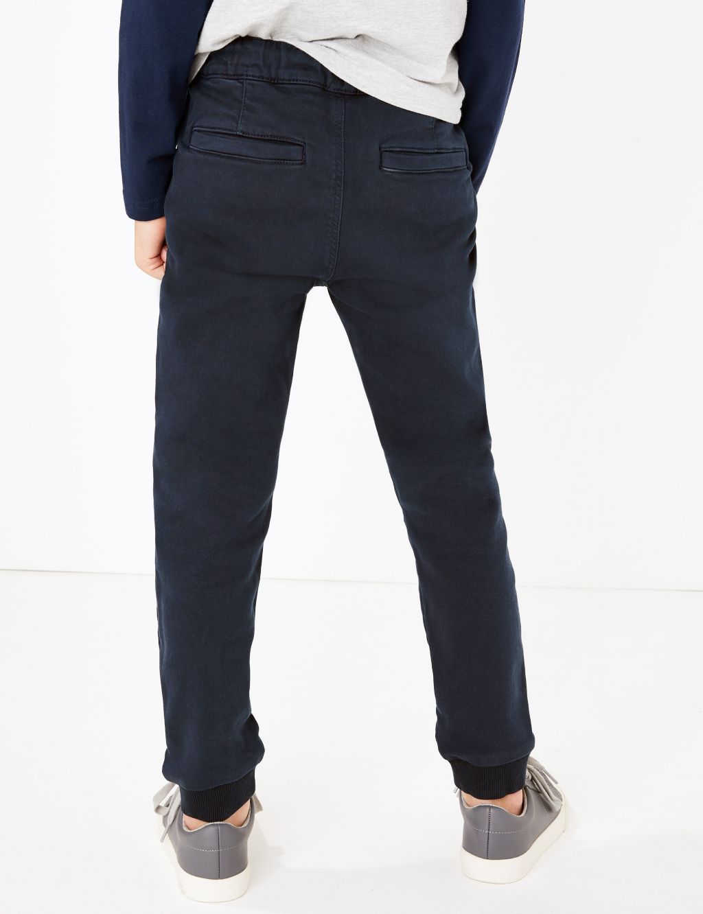 Jersey Drawstring Cargo Trousers (3-16 Years) 5 of 5
