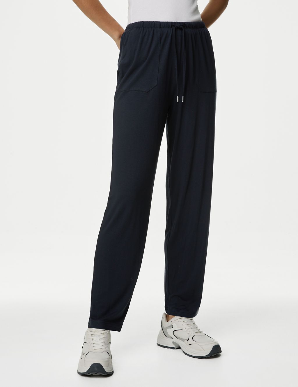 Jersey Drawstring Tapered Trousers 4 of 5
