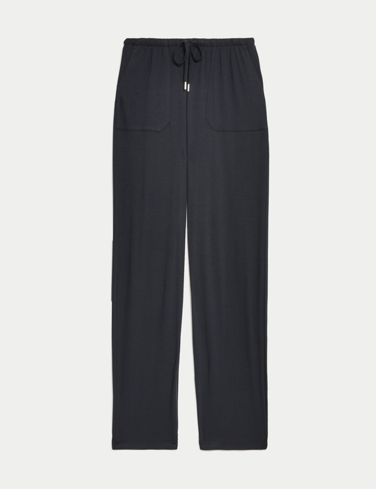 Jersey Drawstring Tapered Trousers 2 of 5