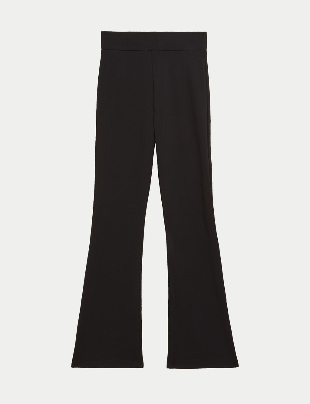 Jersey Elasticated Waist Flared Trousers 1 of 6