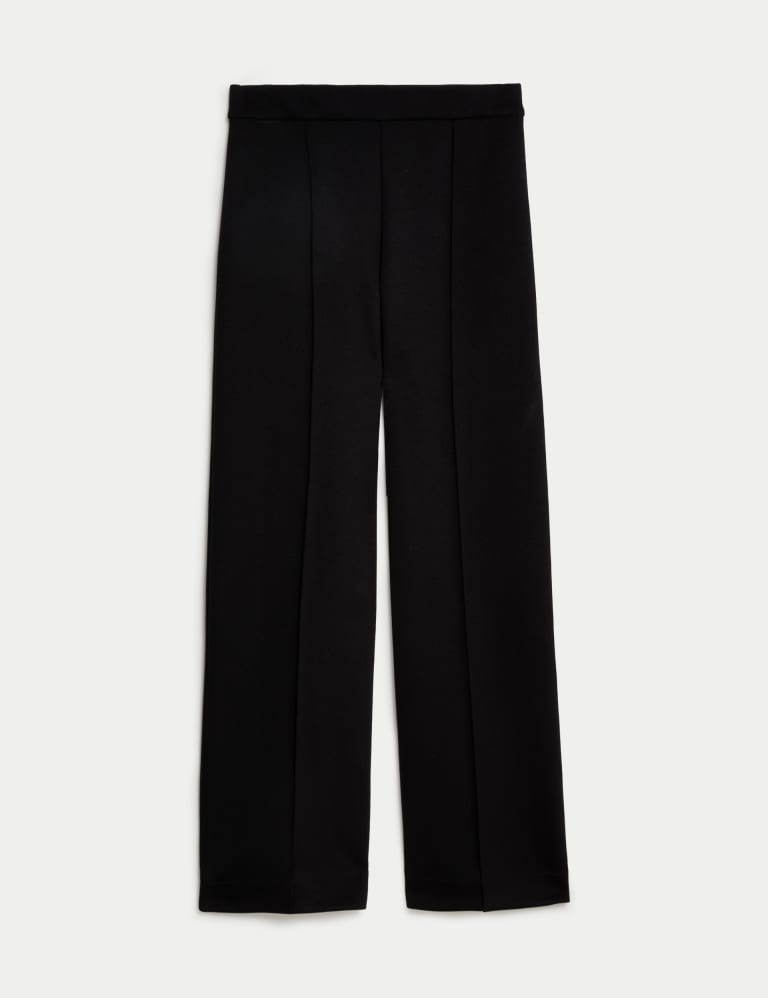 Marks and spencer ladies trousers elasticated waist wide leg sales