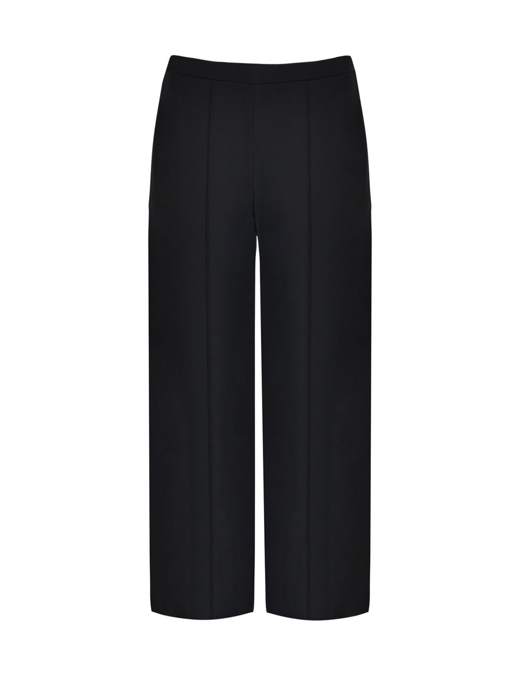 Jersey Elasticated Waist Wide Leg Trousers | Live Unlimited London | M&S