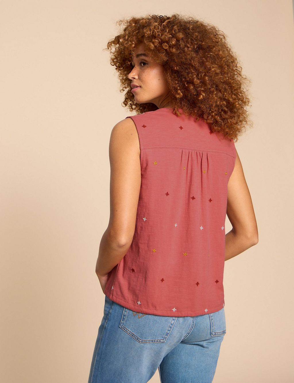 Jersey Embroidered Drawstring Shirt 4 of 6