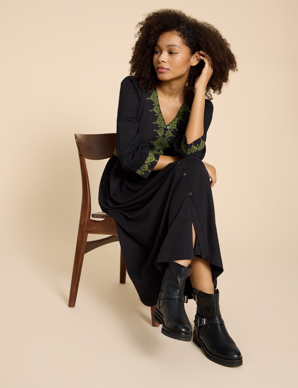 Tea dress with ankle boots hotsell