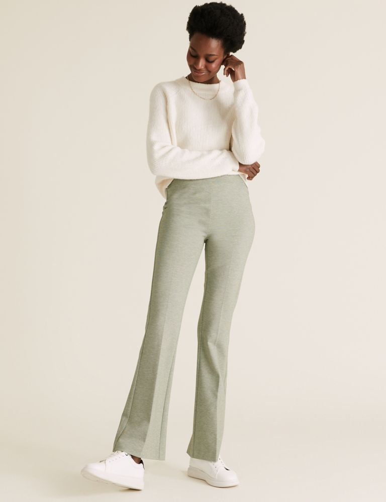 Jersey Flared Trousers 5 of 5