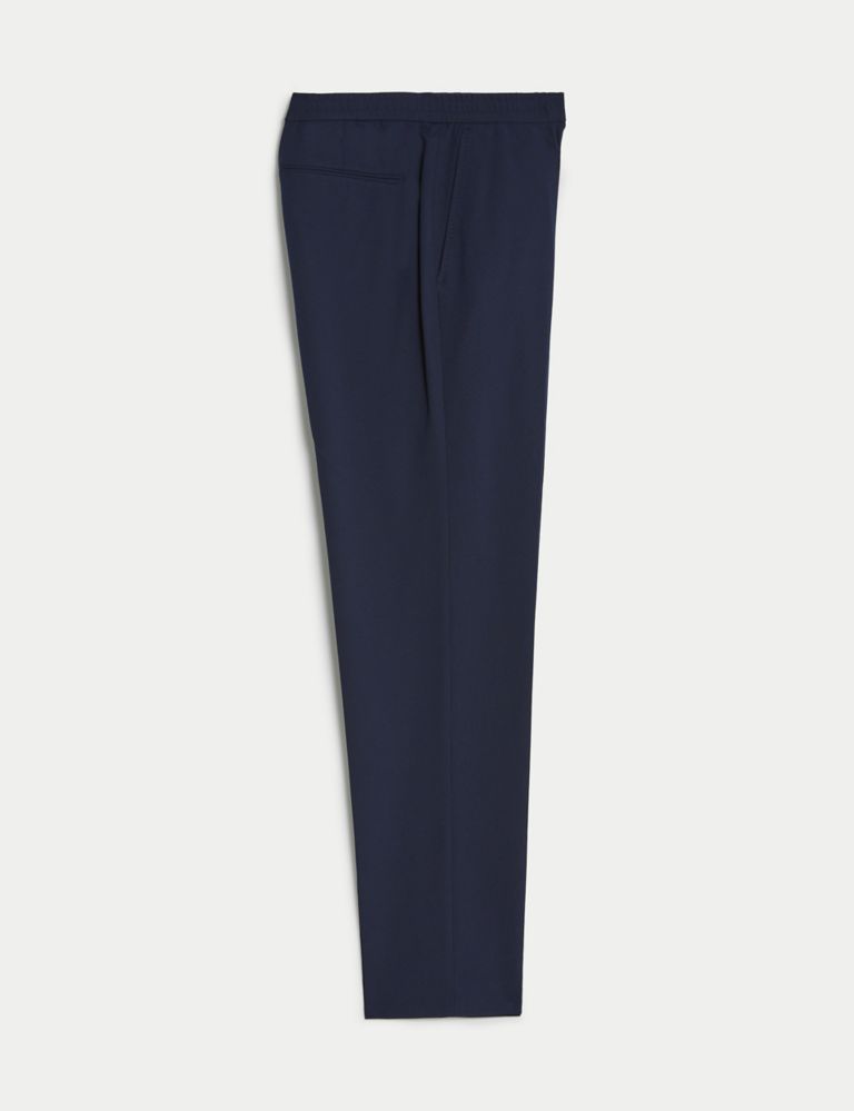 Jersey Flat Front Stretch Trousers 2 of 9