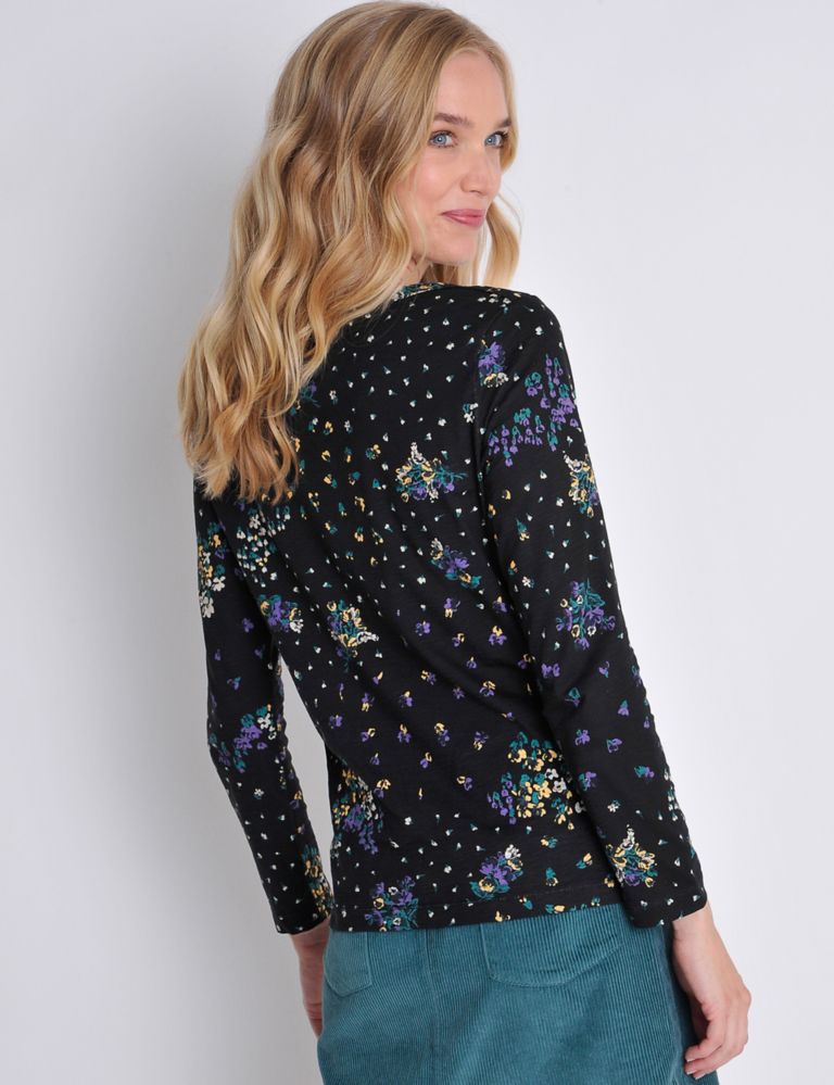 Jersey Floral Top | Burgs | M&S
