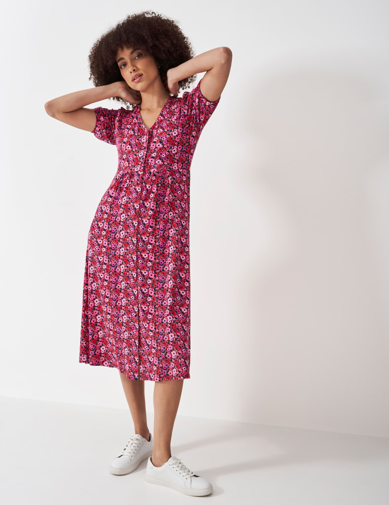 Crew clothing store jersey tea dress