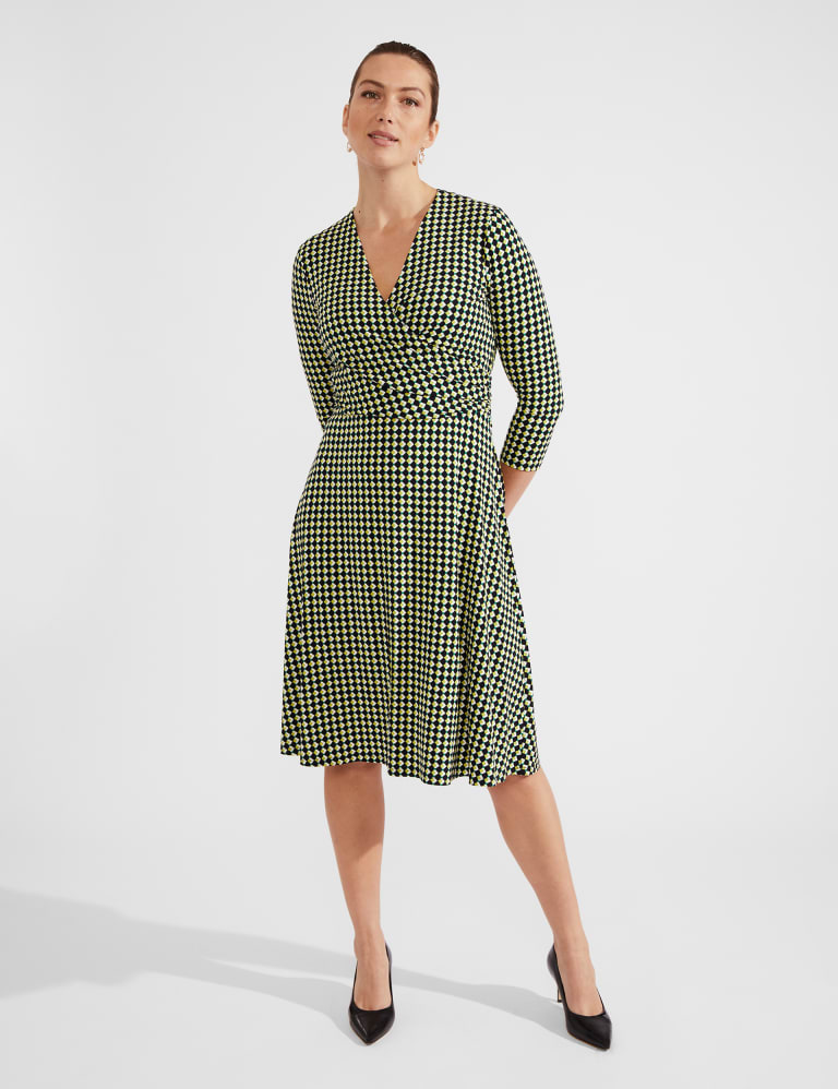 Michael kors 2025 jersey wrap dress