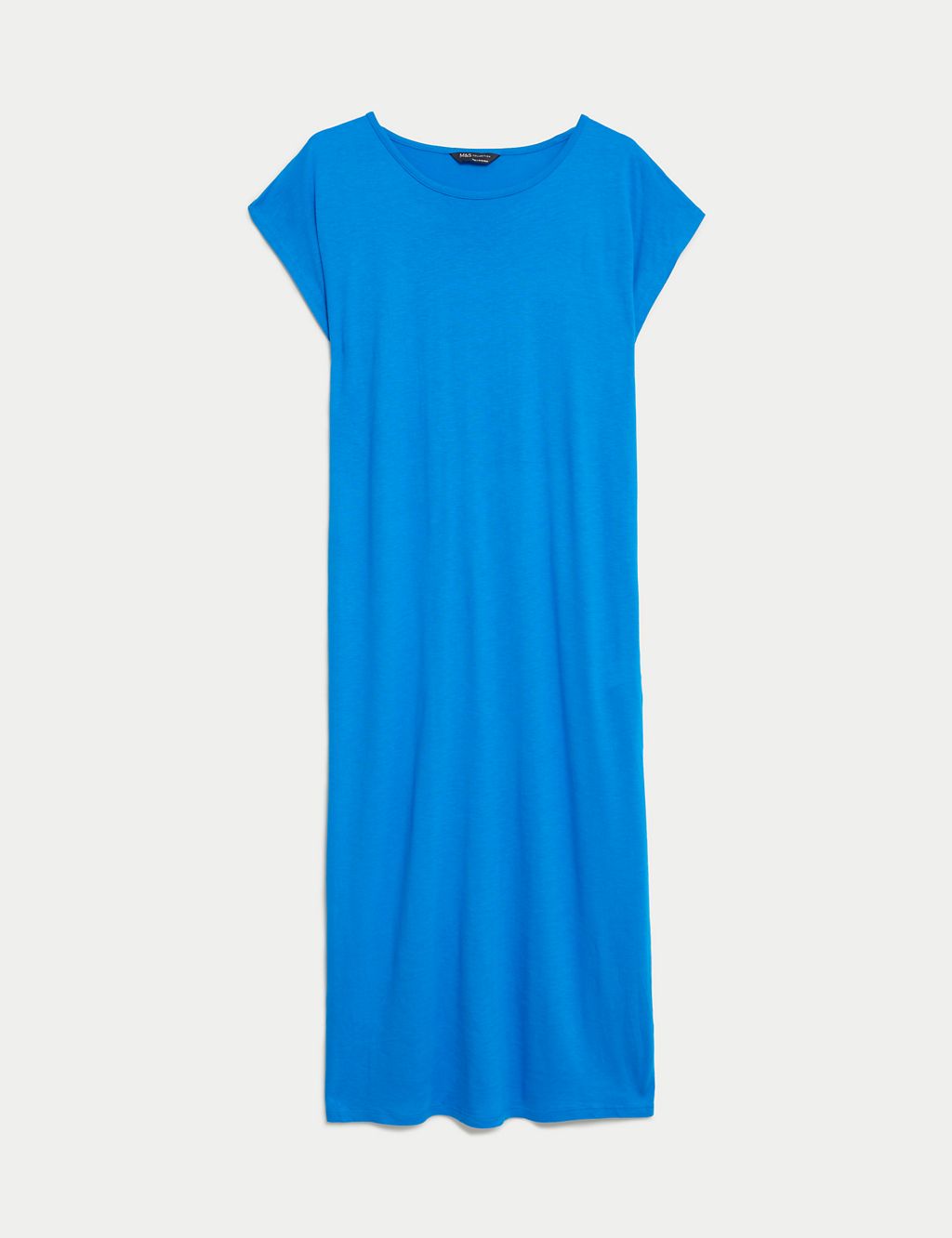 Jersey High Neck Midi T-Shirt Dress 1 of 5
