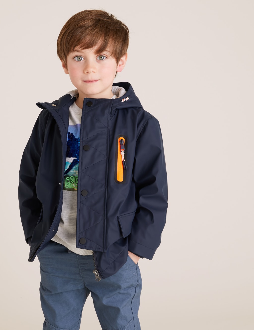 Boys fisherman jacket deals