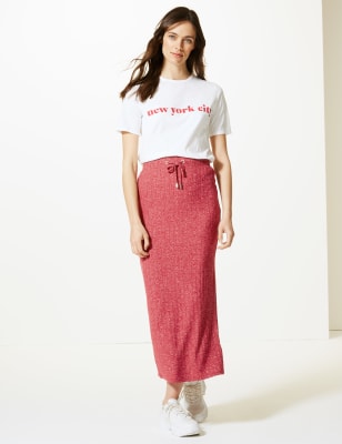 m&s maxi skirt