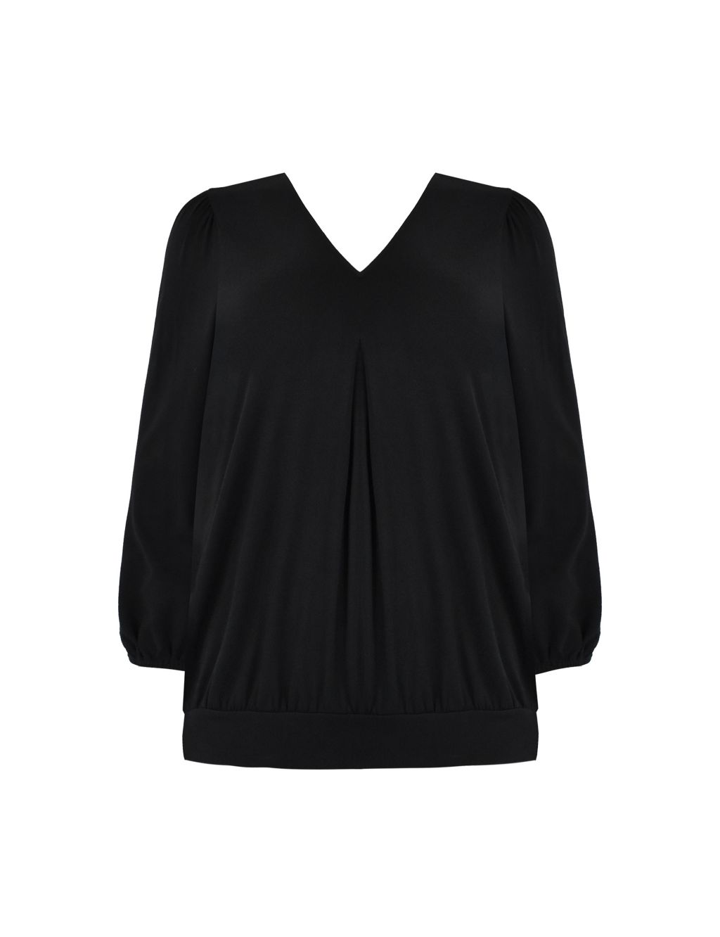 Jersey Pleat Front Top | Live Unlimited London | M&S